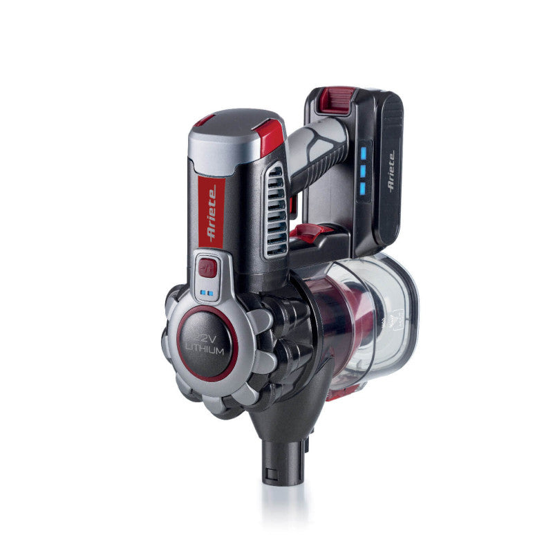 Scopa Elettrica Senza Fili - 3 Livelli di Filtrazione - Batteria Li-Ion 2200 mAh - Rosso