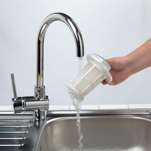 Scopa Elettrica Senza Sacco - Motore Ciclonico, 600W, Design Compatto