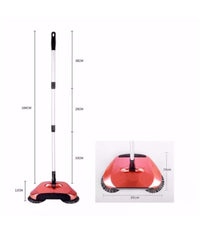 Scopa Rotante 360° Con Setole Rotanti Microfibra Aspirapolvere Sweep Drag Spazza         