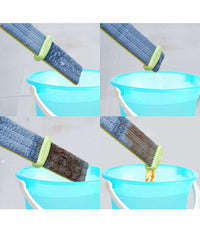 Scopa Strizza Sweep Mop Lava E Asciuga Pavimenti Parquet Marmo Panno Microfibra         