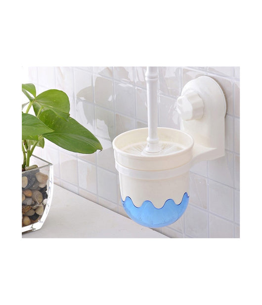 Scopino Con Porta Scopino A Parete Con Attacco A Ventosa Accessori Per Bagno         