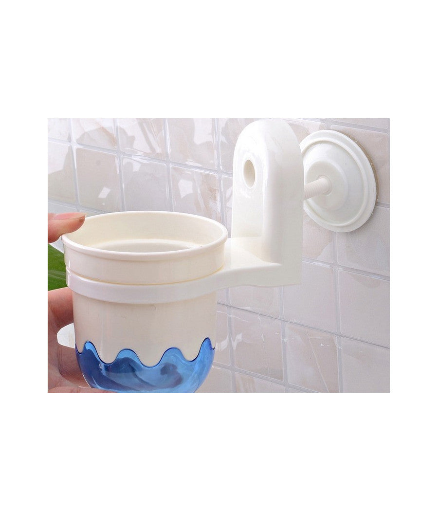 Scopino Con Porta Scopino A Parete Con Attacco A Ventosa Accessori Per Bagno         