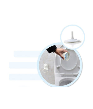 Scopino Con Porta Scopino A Parete Con Attacco A Ventosa Accessori Per Bagno         