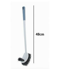 Scopino Per Wc Doppio Lato Strumento Pulizia Bagno Con Manico Lungo 48 Cm 87618         