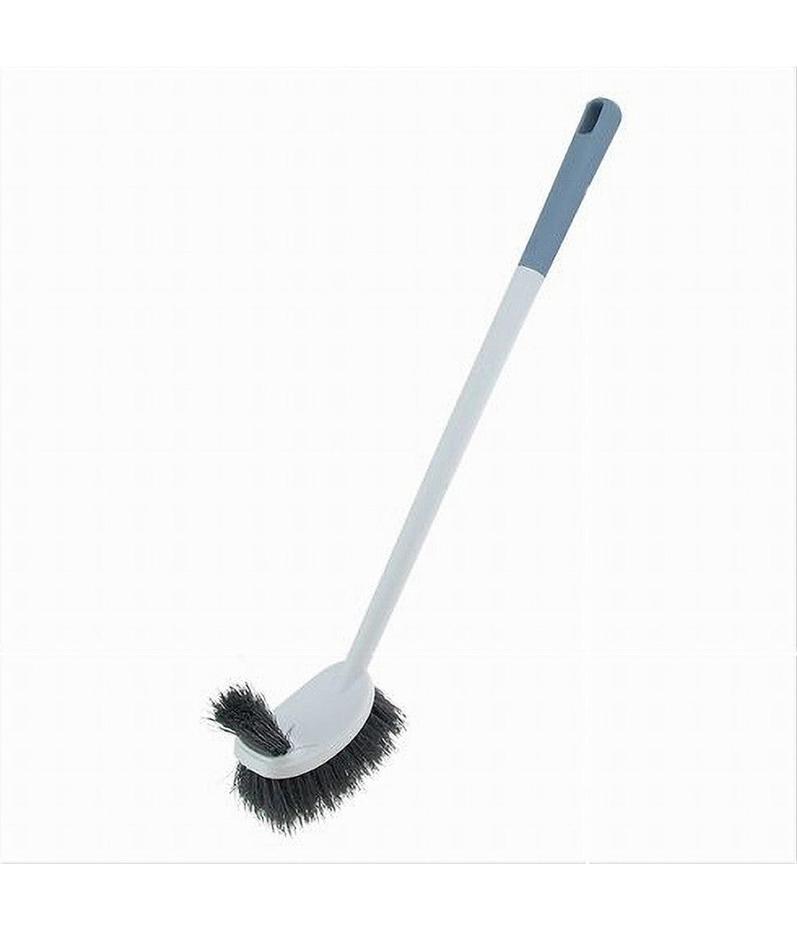 Scopino Per Wc Doppio Lato Strumento Pulizia Bagno Con Manico Lungo 48 Cm 87618         