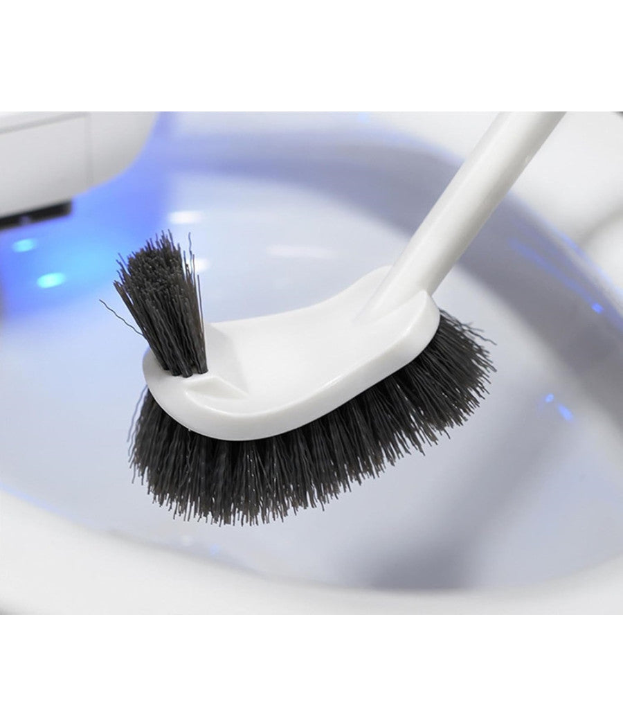 Scopino Per Wc Doppio Lato Strumento Pulizia Bagno Con Manico Lungo 48 Cm 87618         