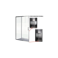 Scorrevole doccia PVC Narciso 90×190 cm trasparente – Brixo