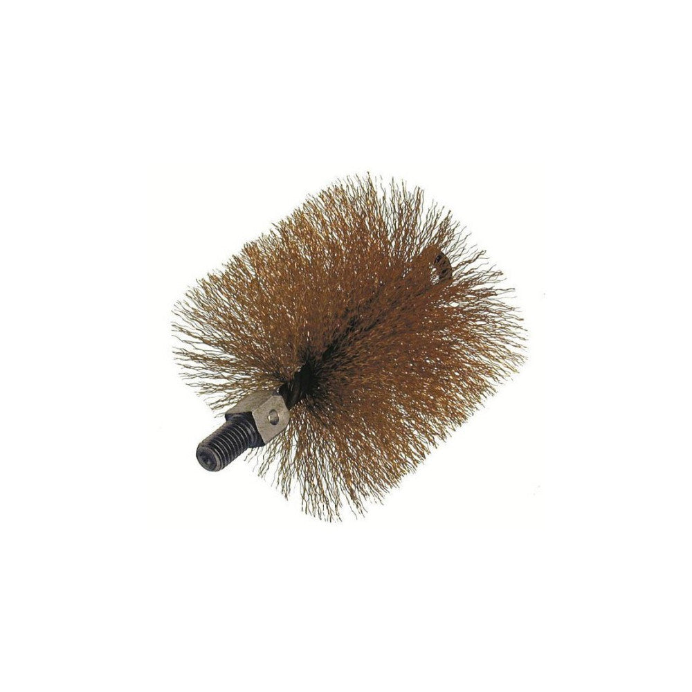 Scovolo tondo metallico filamenti in ottone, diametro 120mm