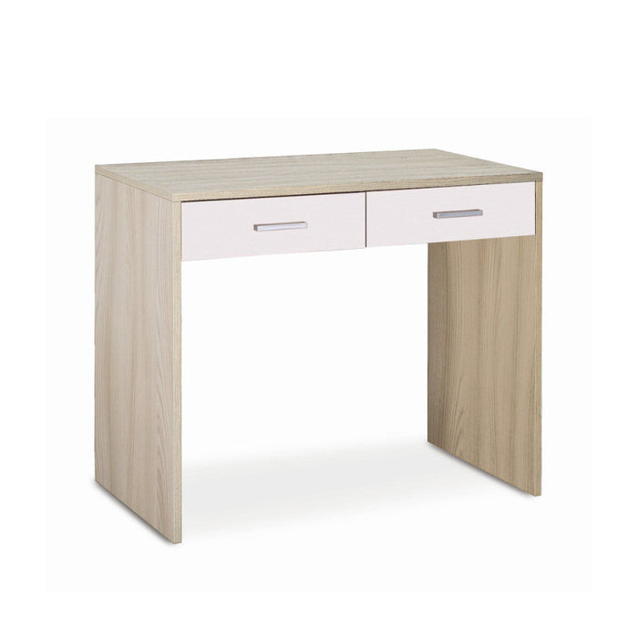 Scrivania 2 Cassetti L90 In Kit Olmo Chiaro cm 91x55x76h - Sarmog
