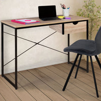 IDMarket - Scrivania a 1 cassetto laterale, design industriale DETROIT