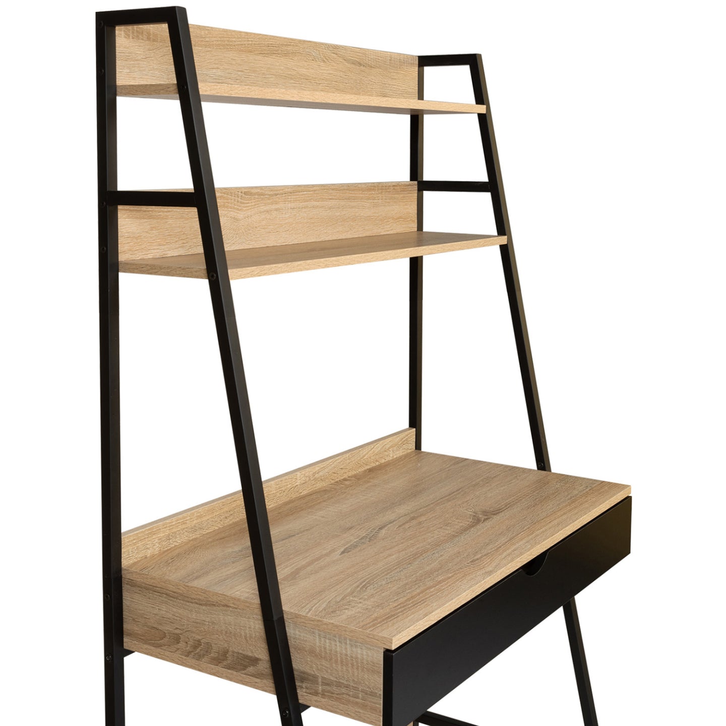 IDMarket - Scrivania a ripiani di design industriale BOSTON