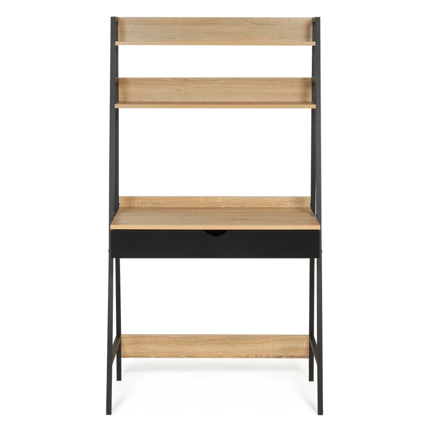 IDMarket - Scrivania a ripiani di design industriale BOSTON