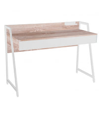 SCRIVANIA ALIX BIANCO/NATURALE