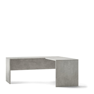 Scrivania Angolare Dx L180 In Kit Cemento cm 180x169x76h - Sarmog