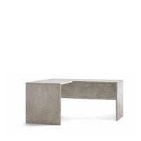 Scrivania Angolare Sx L160 In Kit Cemento cm 160x150x76h - Sarmog