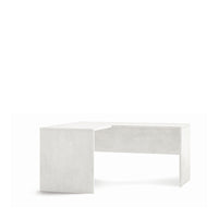 Scrivania Angolare Sx L160 In Kit Ossido Bianco cm 160x150x76h - Sarmog