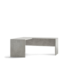 Scrivania Angolare Sx L180 In Kit Cemento cm 180x169x76h - Sarmog