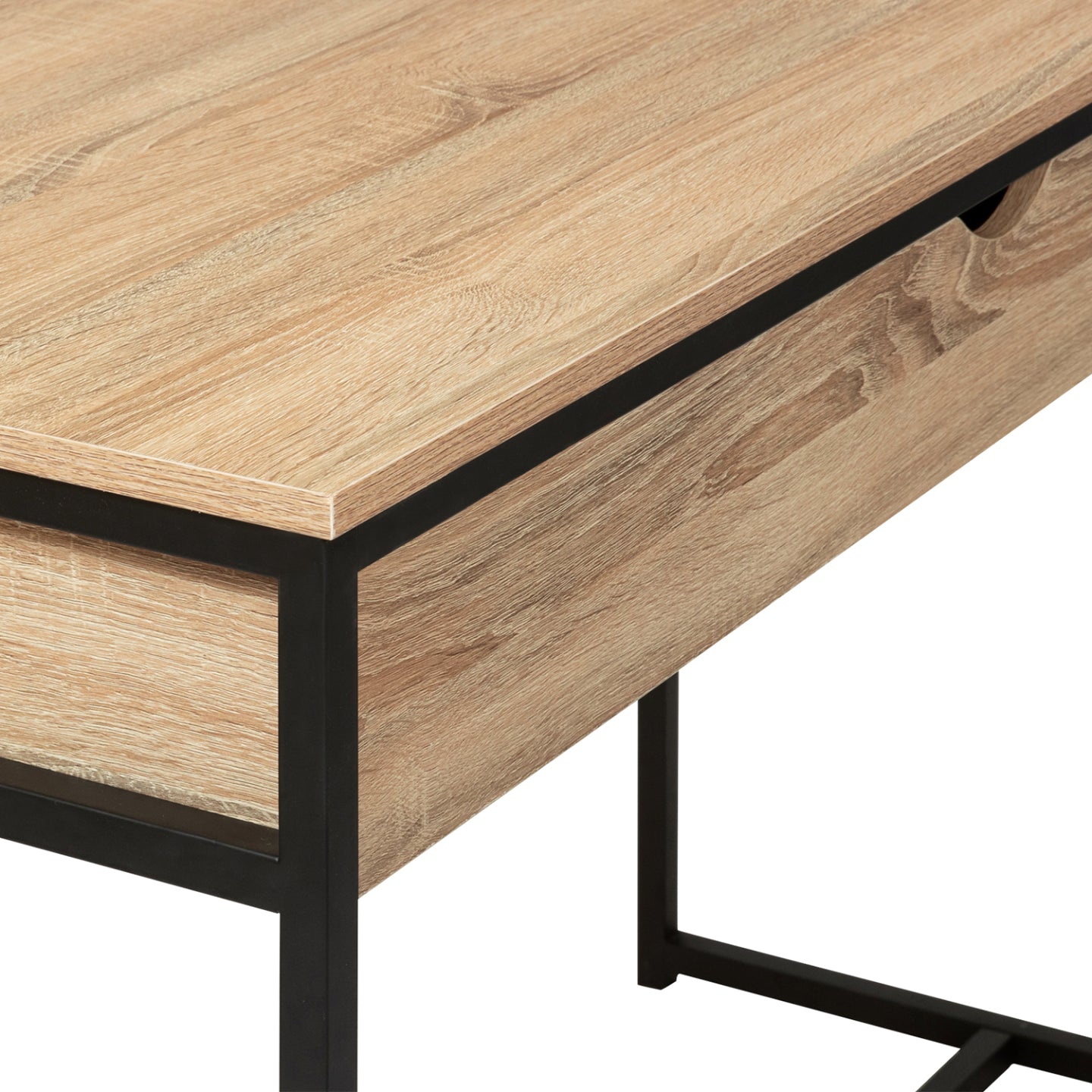 IDMarket - Scrivania di design industriale DETROIT con 1 cassetto