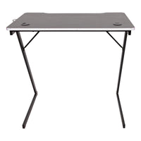 Scrivania Gaming Flame Nera/bianca 80x50x75