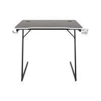 Scrivania Gaming Flame Nera/bianca 80x50x75