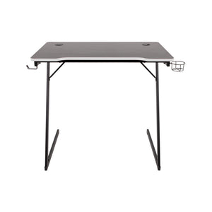 Scrivania Gaming Flame Nera/bianca 80x50x75