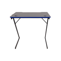 Scrivania Gaming Flame Nera/blu 80x50x75
