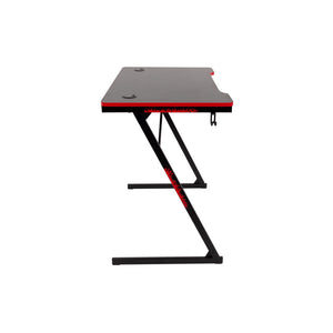 Scrivania Gaming Flame Nera/rossa 80x50x75