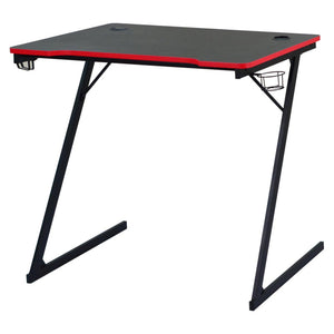 Scrivania Gaming Flame Nera/rossa 80x50x75