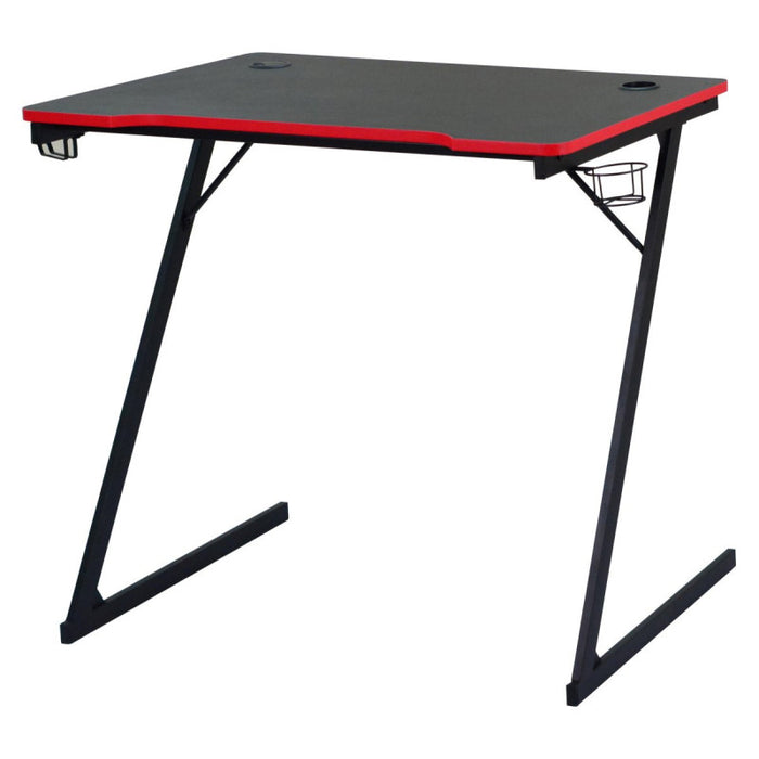 Scrivania Gaming Flame Nera/rossa 80x50x75