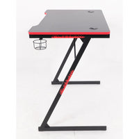 Scrivania Gaming Flame Nera/rossa 80x50x75