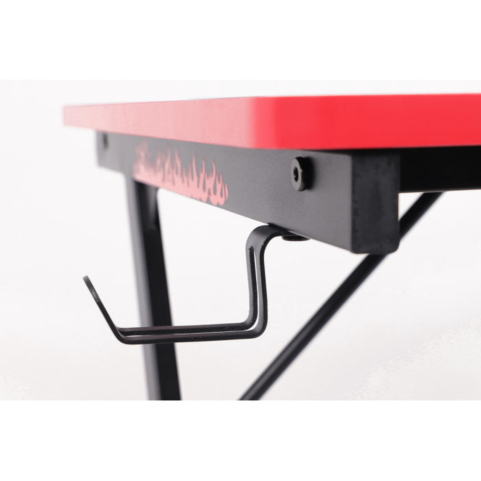 Scrivania Gaming Flame Nera/rossa 80x50x75