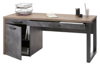 Scrivania Industry in finitura Rovere e Grigio smoke ZCMBS476ZZ