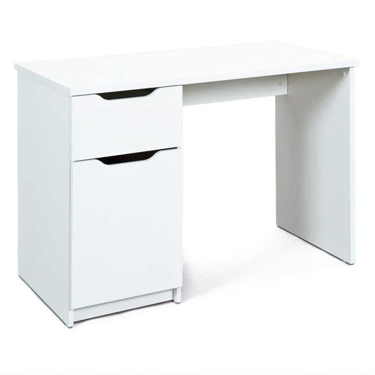 Scrivania Inter Link con cassetti laminato bianco