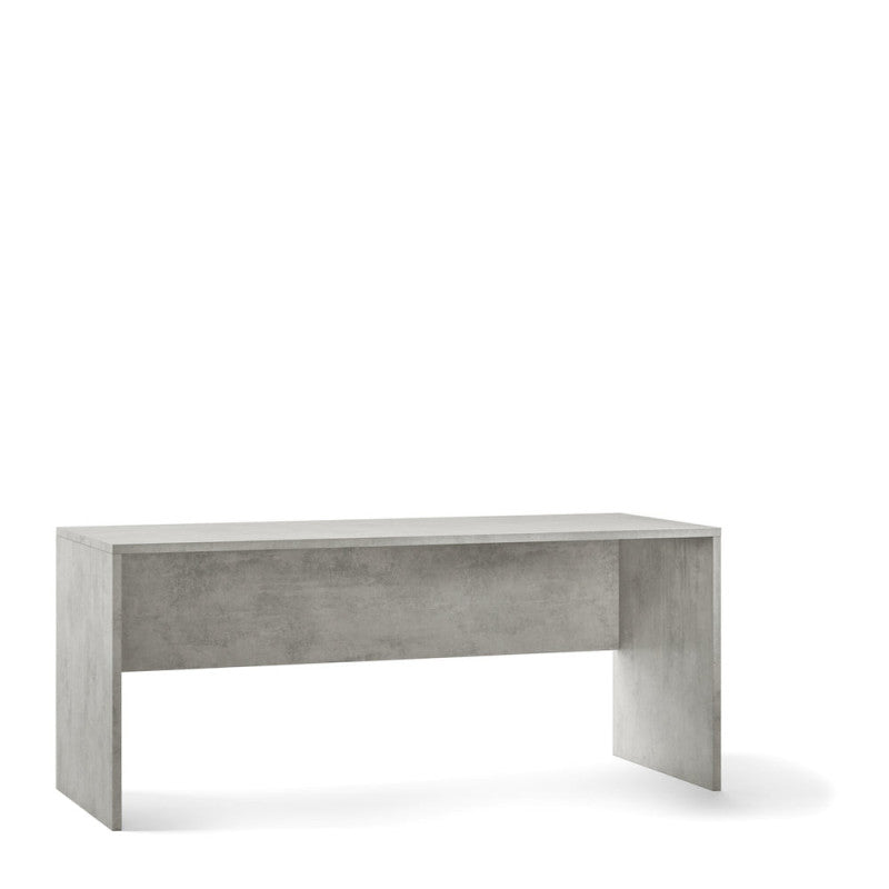 Scrivania L180 In Kit Cemento cm 180x69x76h - Sarmog