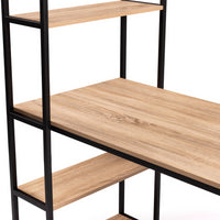 IDMarket - Scrivania libreria DETROIT di design industriale