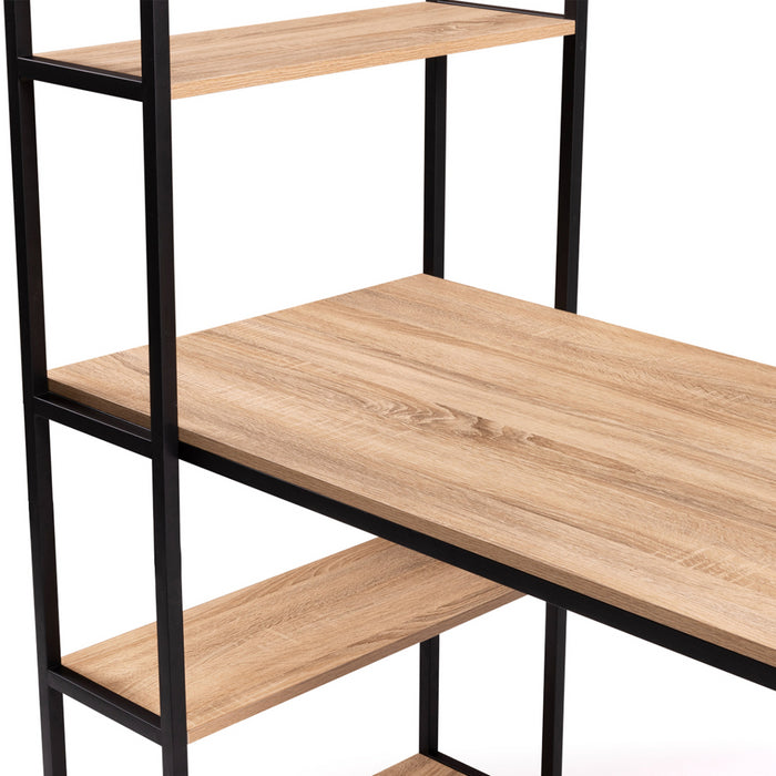 IDMarket - Scrivania libreria DETROIT di design industriale