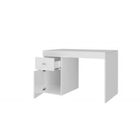 Scrivania Sliding 100 Con Piano Allungabile Bianco Larice