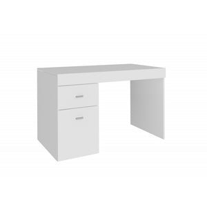 Scrivania Sliding 100 Con Piano Allungabile Bianco Larice