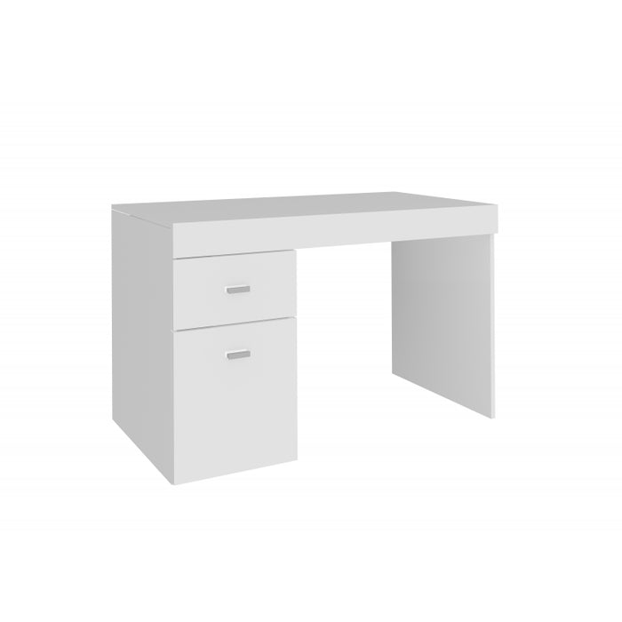 Scrivania Sliding 100 Con Piano Allungabile Bianco Larice