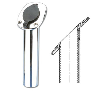 Portacanna da incasso acciaio inclinazione 45 gradi