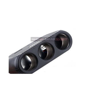 Sdoppiatore Adattatore 3 Accendisigari Triplo + 2 Usb 120w Auto Camper Barca Multicaricatore         