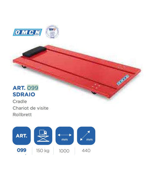 Sdraio Carrello Sottomacchina Sotto Macchina Auto Per Meccanico Officina Omcn099         