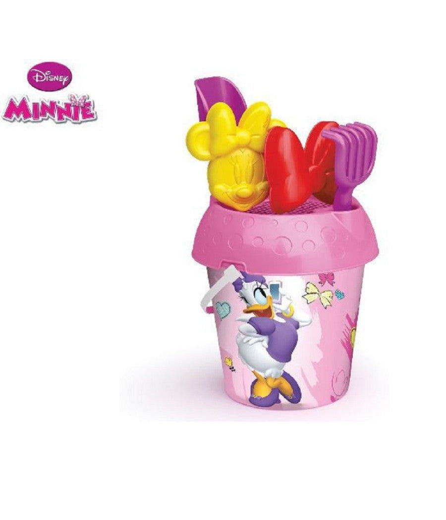 Secchiello 18cm Minnie Con Formine Accessori Giochi Mare Spiaggia Bambine 744005         