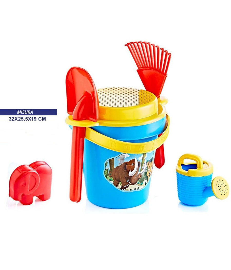 Secchiello Con Accessori Paletta Innaffiatoio Giochi Mare Estate Bambini 751995         