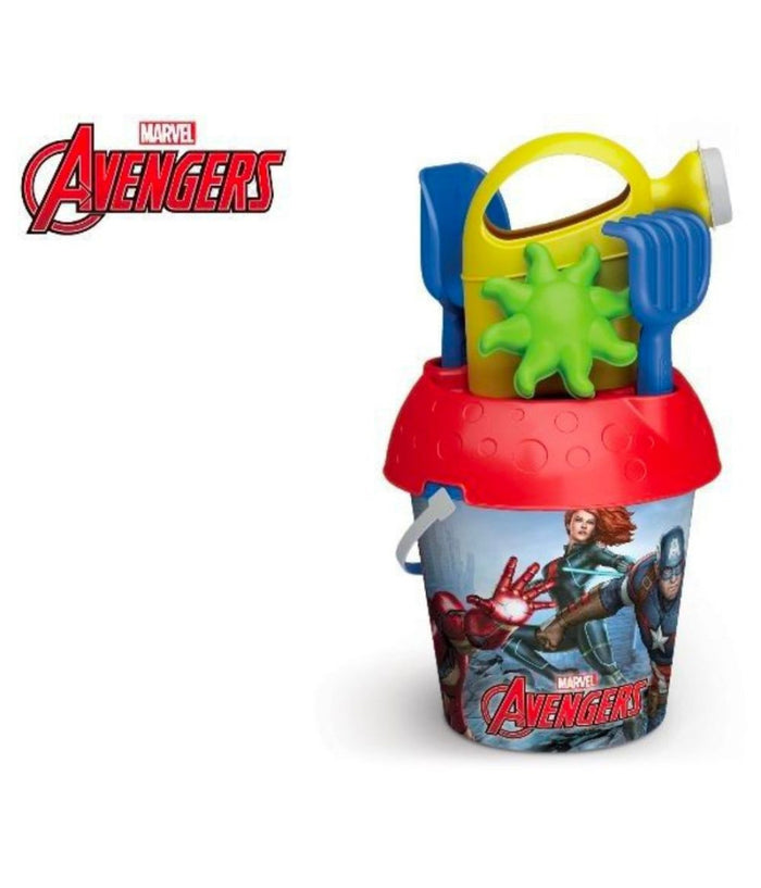 Secchiello Da Mare Avengers Gioco Da Spiaggia Per Bambini Con Diversi Accessori         