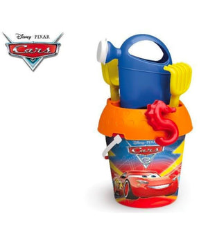 Secchiello Da Mare Di Cars Gioco Da Spiaggia Per Bambini Con Diversi Accessori         