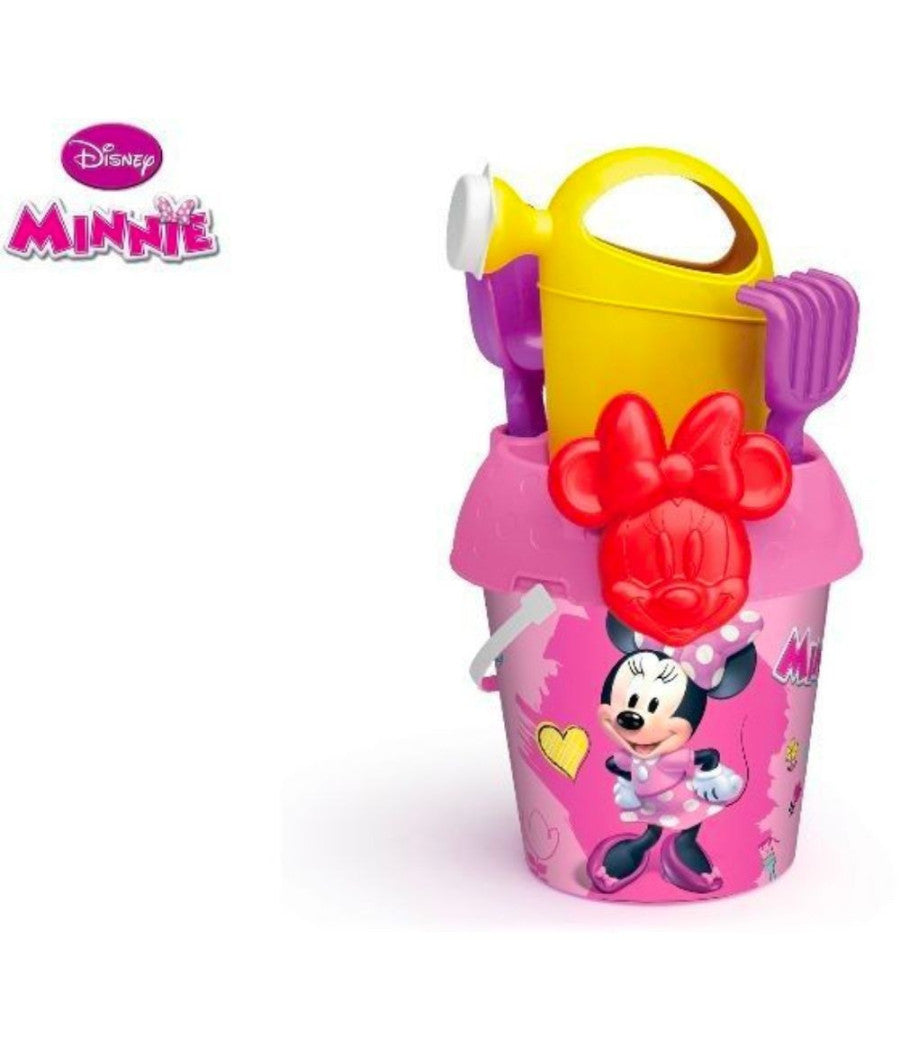 Secchiello Da Mare Di Minnie Gioco Da Spiaggia Per Bambini Con Diversi Accessori         