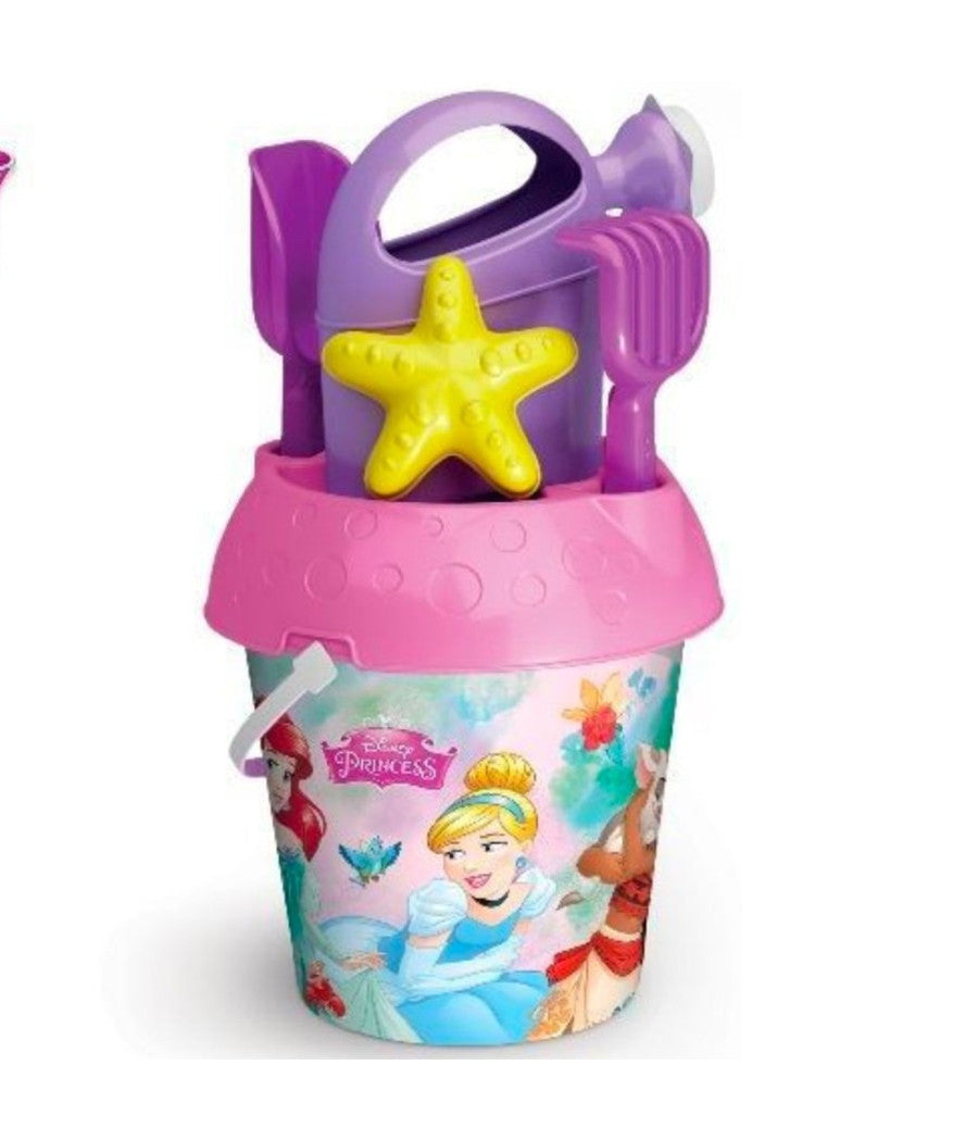 Secchiello Da Mare Principesse Gioco Spiaggia Per Bambini Con Diversi Accessori         
