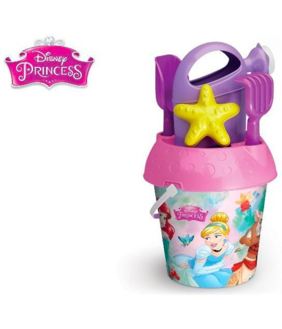 Secchiello Da Mare Principesse Gioco Spiaggia Per Bambini Con Diversi Accessori         