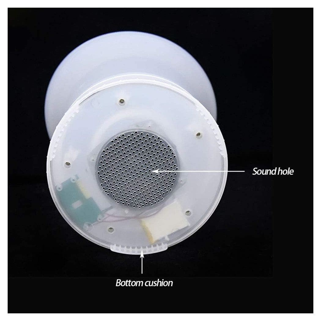 Trade Shop - Secchiello Per Ghiaccio A Led Altoparlante Bluetooth Wireless Portatile Spiaggia Feste         